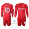 Maglia da Calcio a Maniche Lunghe Liverpool Mane 10 Casa 2021-22 per Bambino